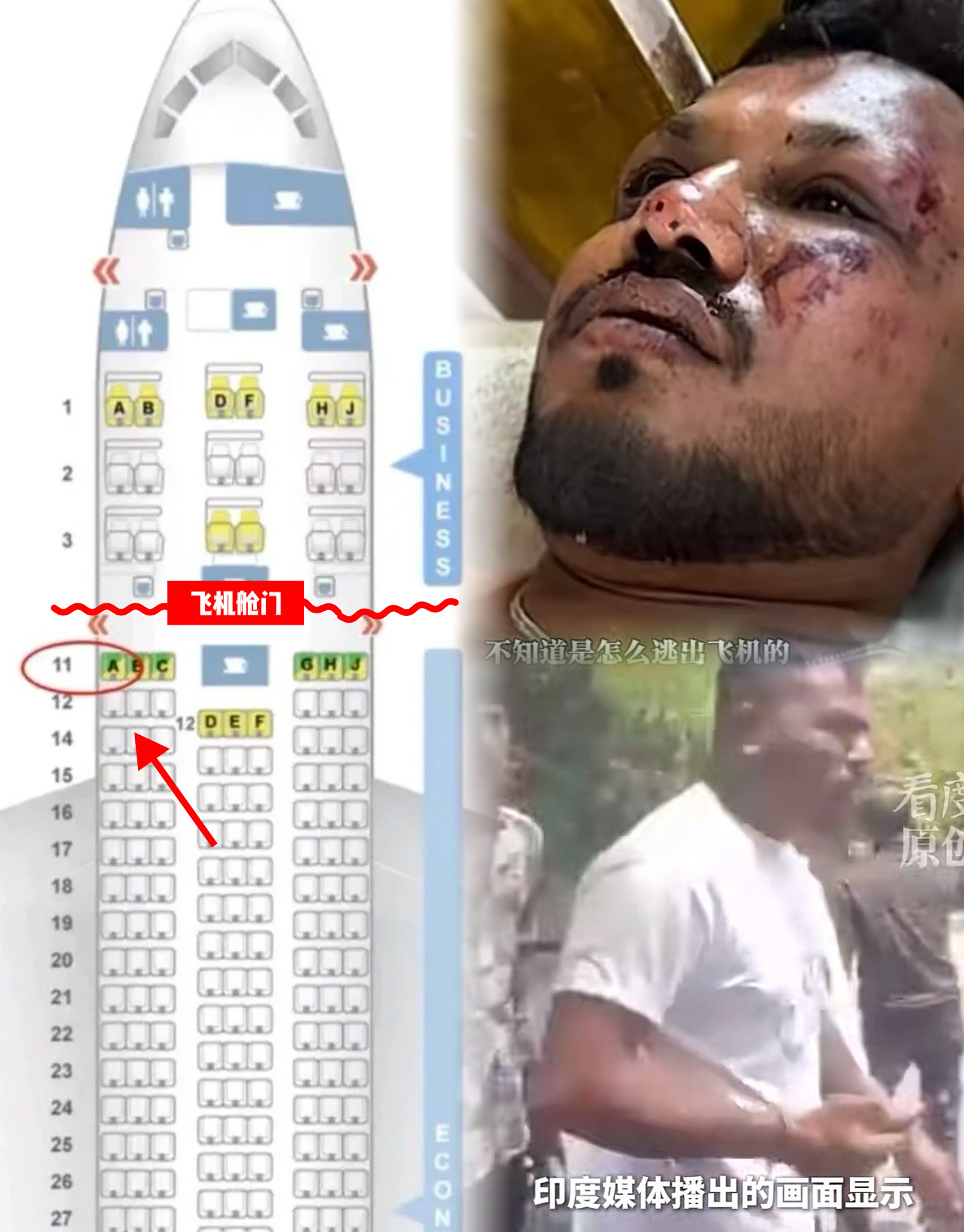 印度空难：他竟奇迹生还





---





这事儿简直让人头皮发麻！印度