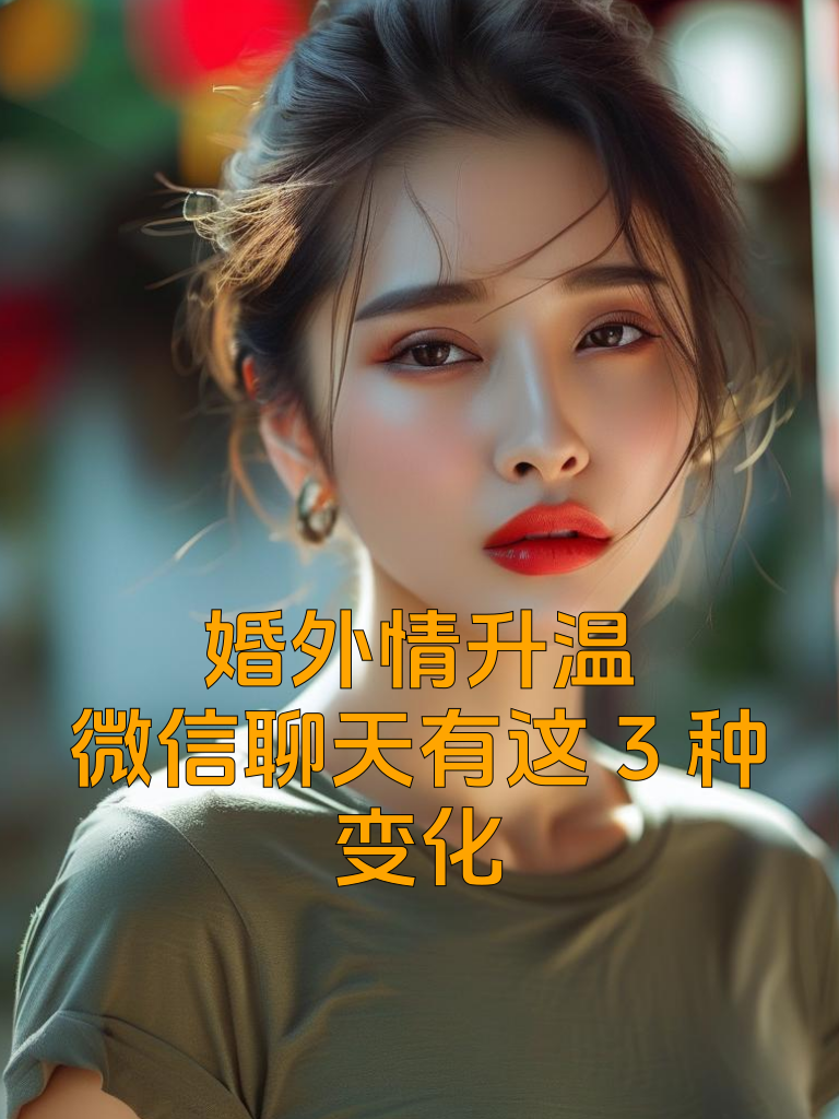 婚外情升温，微信聊天有这3种变化