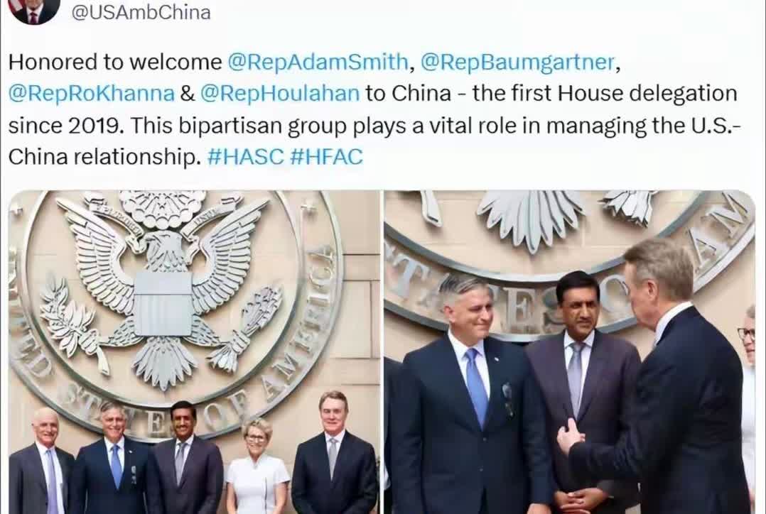 美国议员代表团访华，用两个“最”形容两国关系：冰裂了！
环顾全球，不承认中国发