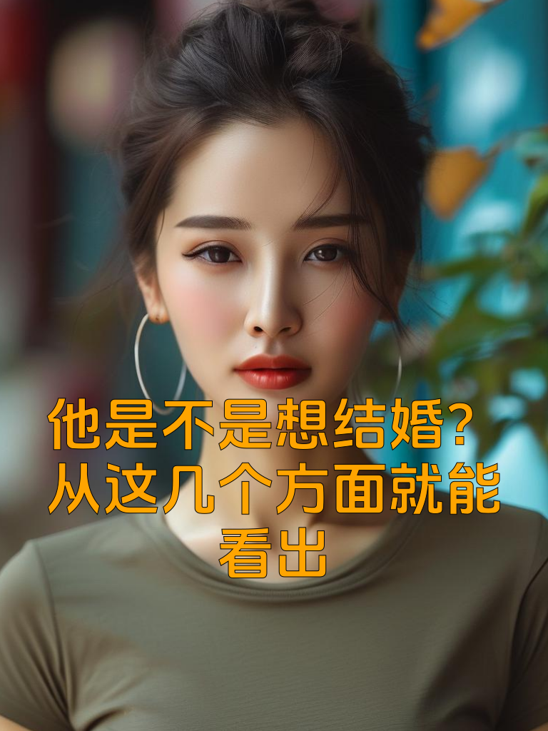他是不是想结婚？从这几个方面就能看出