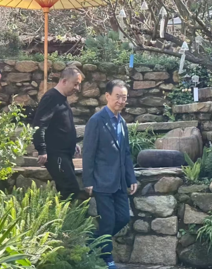 王健林也去看了下有风小院。