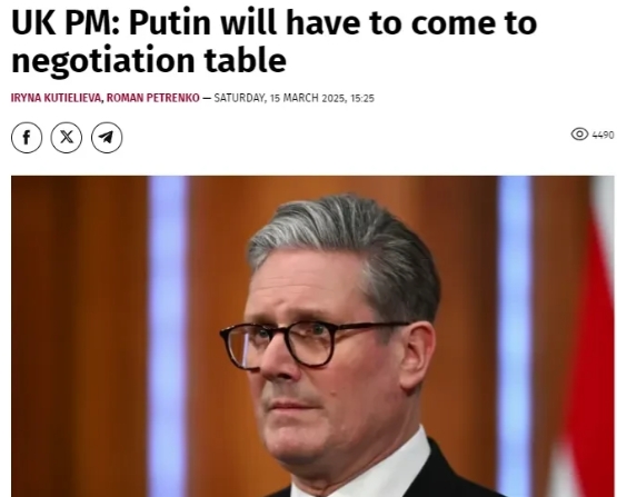 继英国外交大臣之后，英国首相也来了个“必须”，英国首相斯塔莫表示，“普京必须停止