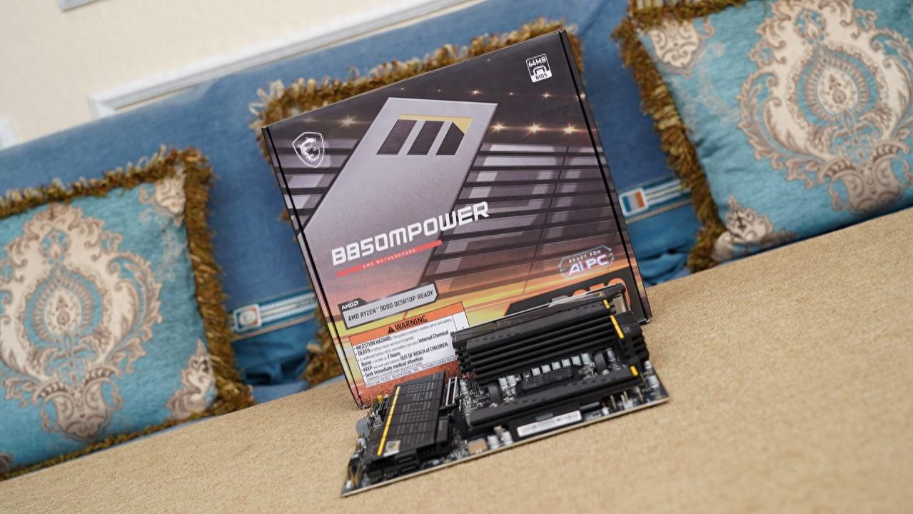 经典延续，平民超频法拉利微星 B850MPOWER主板体验分享