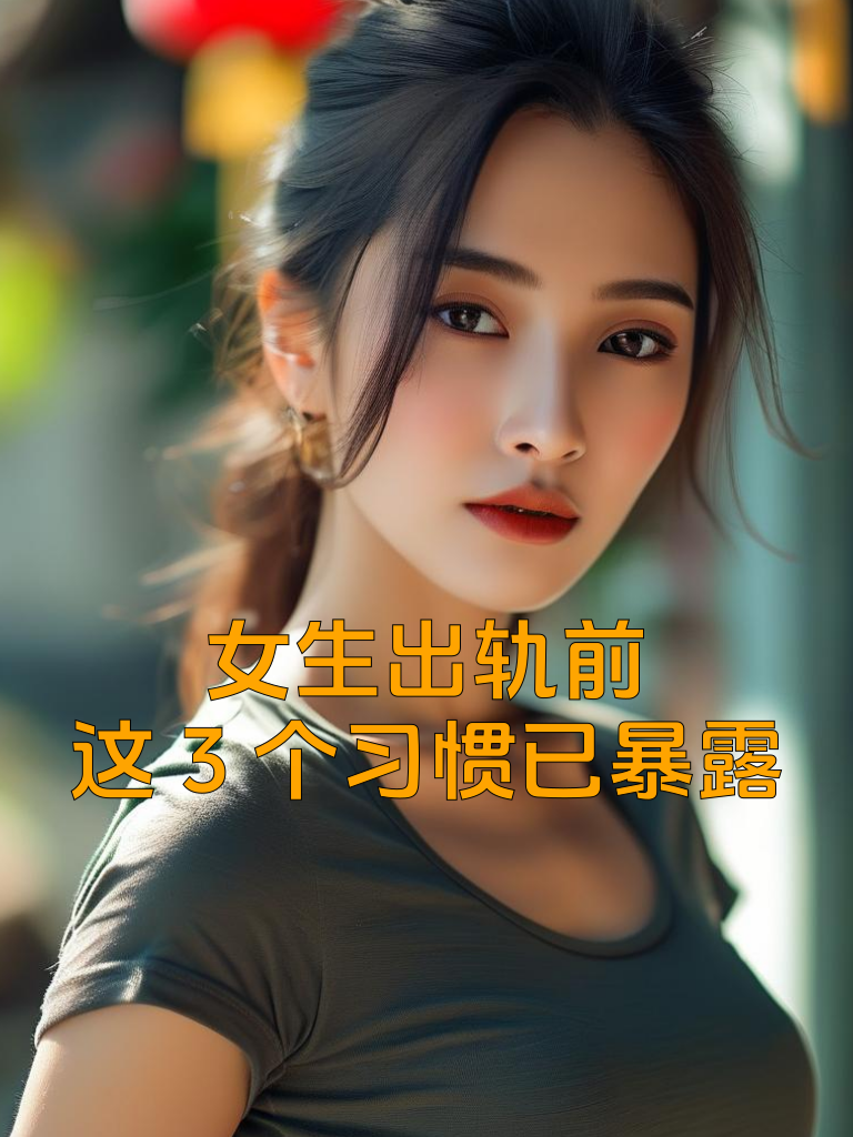 女生出轨前，这3个习惯已暴露