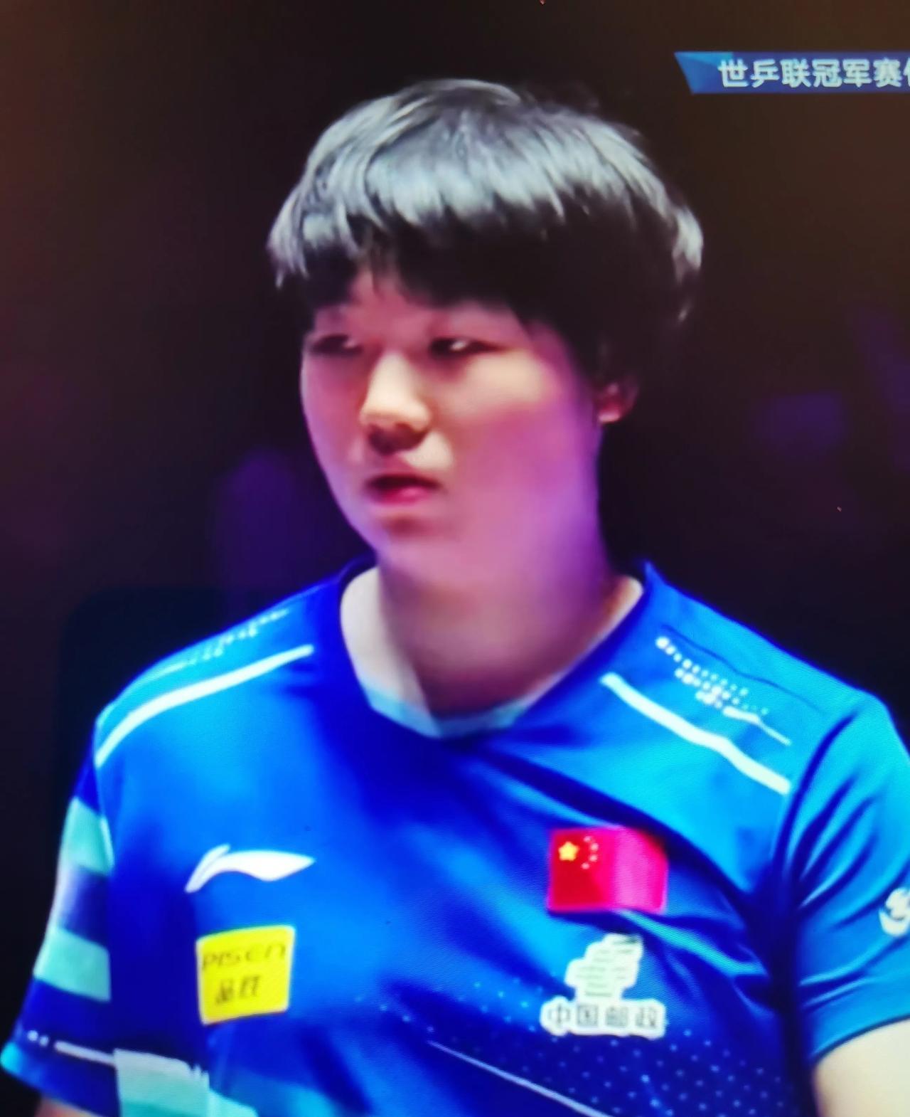 完负小将！在今天中午刚刚结束的世乒联仁川冠军赛女单四分之一决赛中，21岁世界排名
