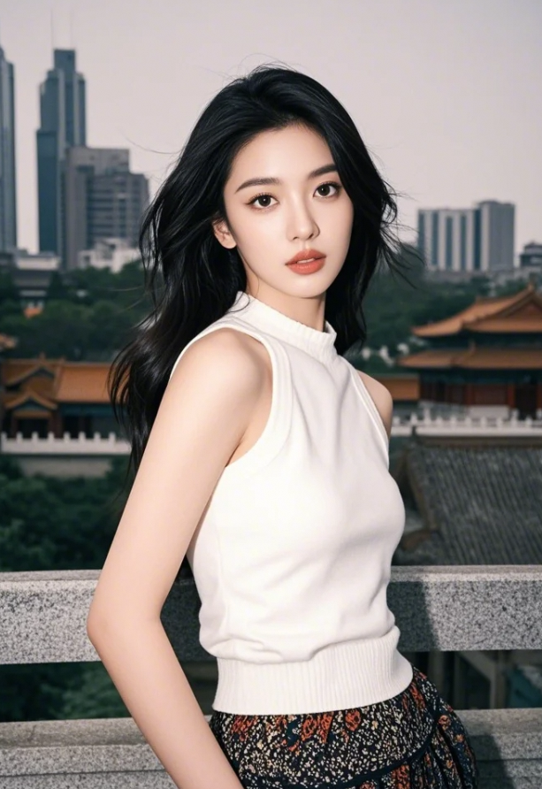 小姐姐的眼眸，如同守护星河的神秘力量