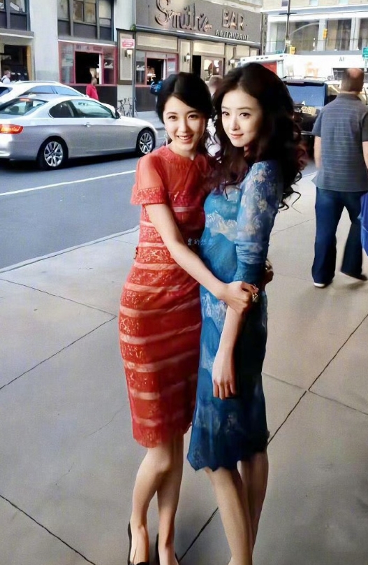 年轻时候的大美人曾黎和蒋欣！