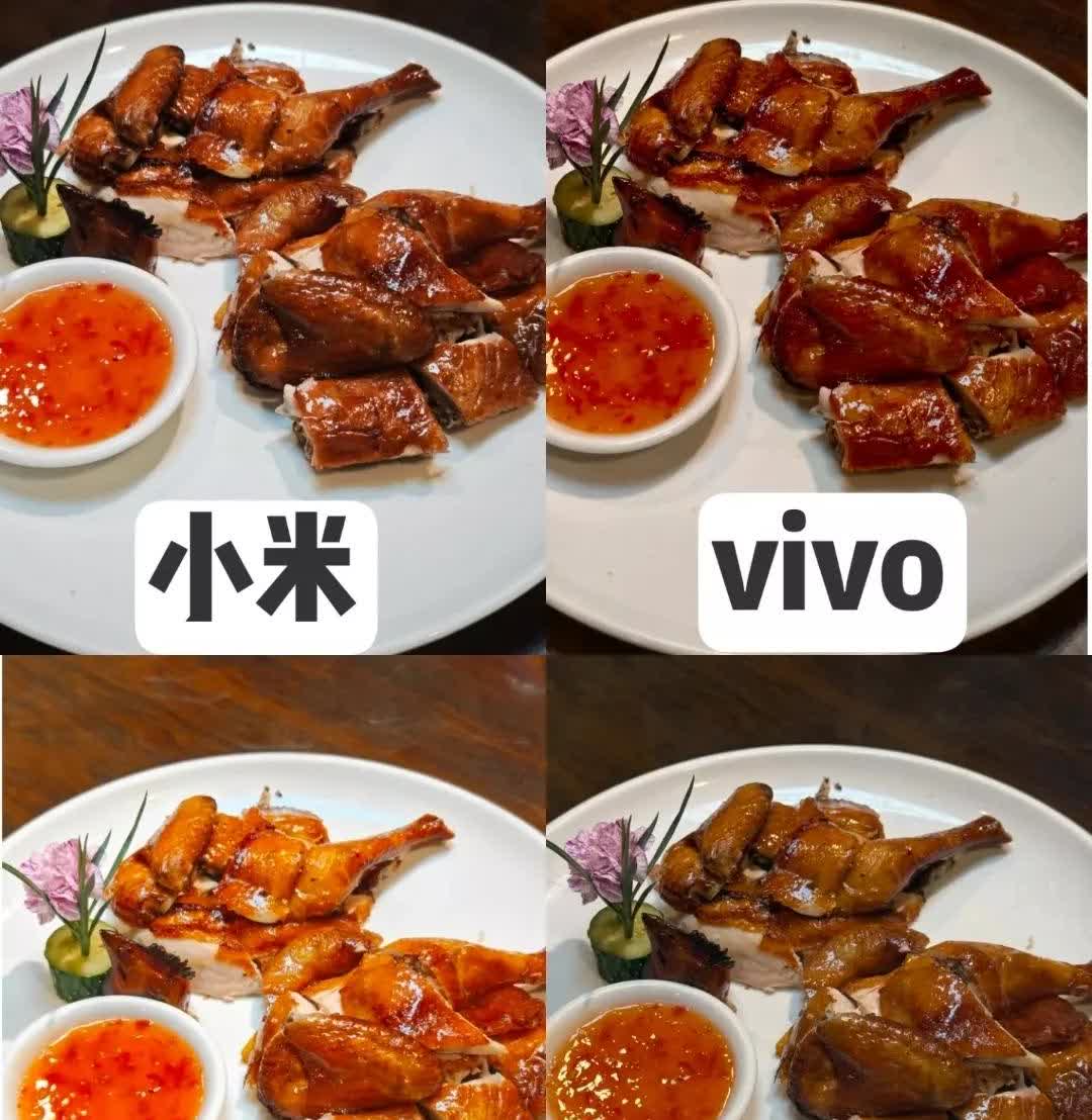 天呐！一道烤鸡竟让手机影像卷出天际！小米、vivo、OPPO、iPhone 齐上