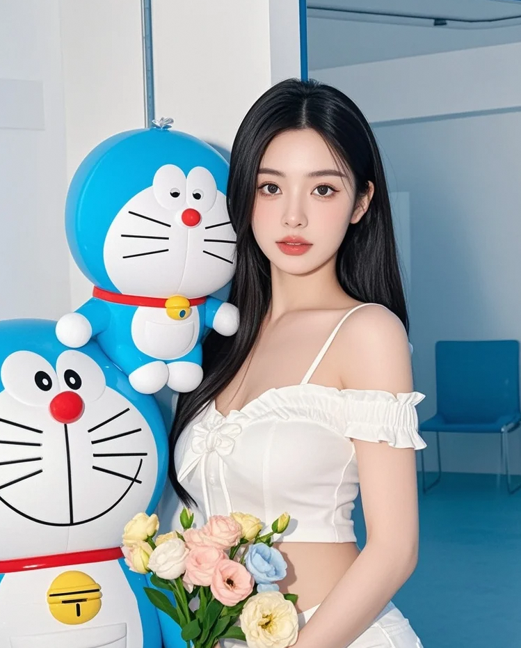 穿越进《哆啦A梦》的美少女，结局让人意想不到……