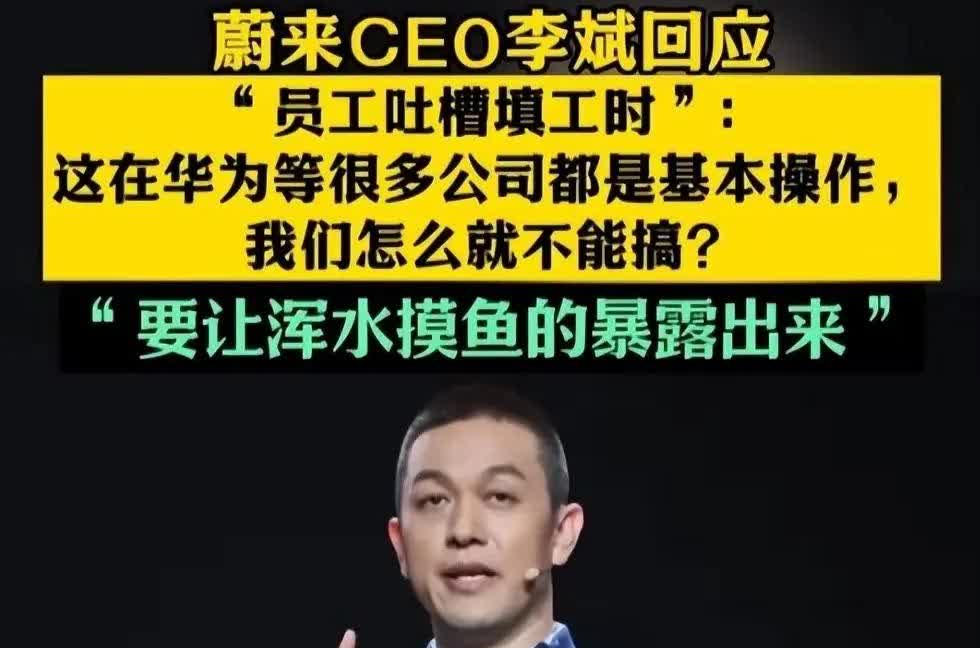 给蔚来个建议，放过员工吧！要想真正提效，盯着自己的那20几个副总足够了！

