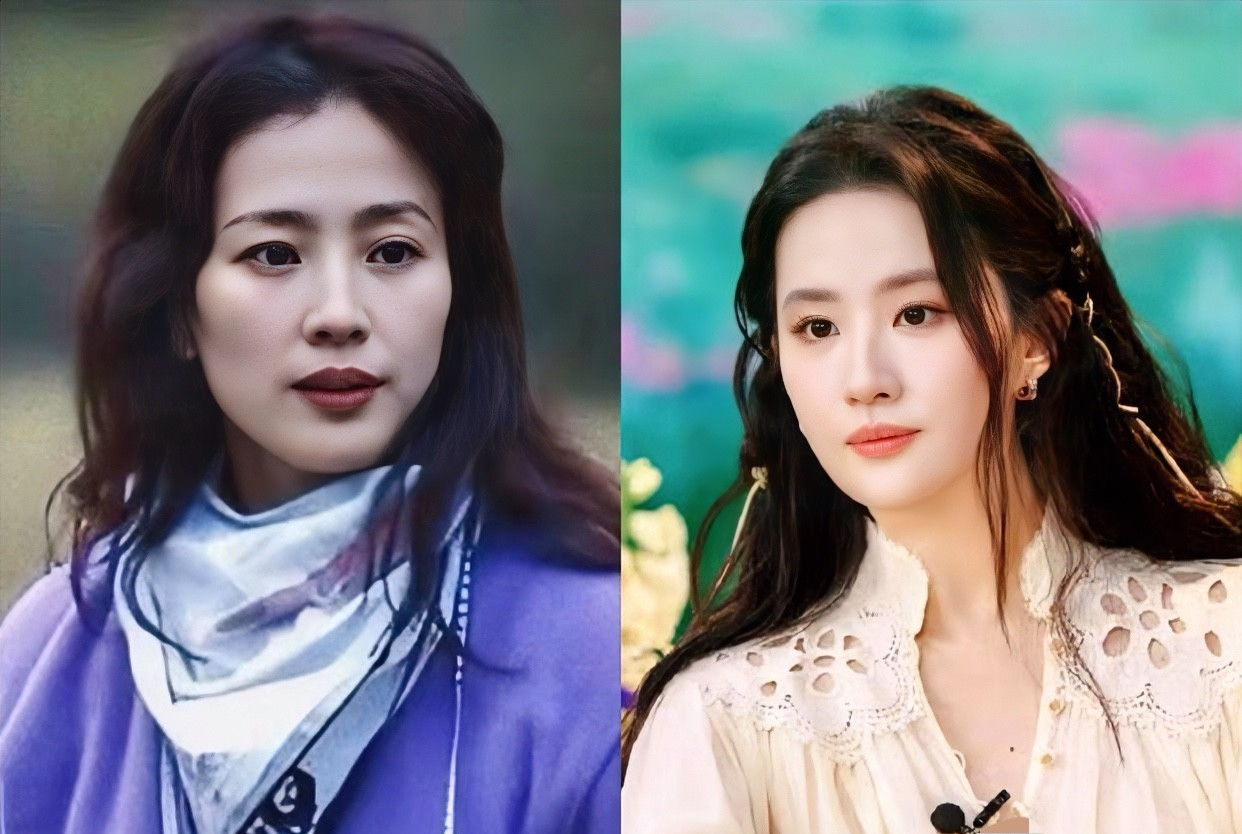 终于知道，

刘亦菲为什么没有她妈妈漂亮了。

众所周知，

刘亦菲被称为神仙姐