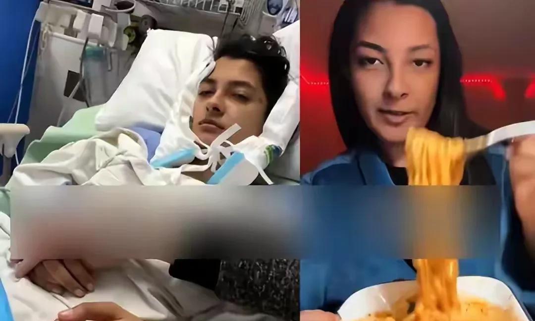 加拿大有个女网红搞出大新闻了。她有超10万粉丝，还是火鸡面“狂热爱好者”，每周至