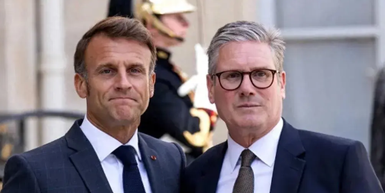 英国首相不同意法国总统的提议。

法国总统马克龙近日表态，将就法国向欧洲盟国提供