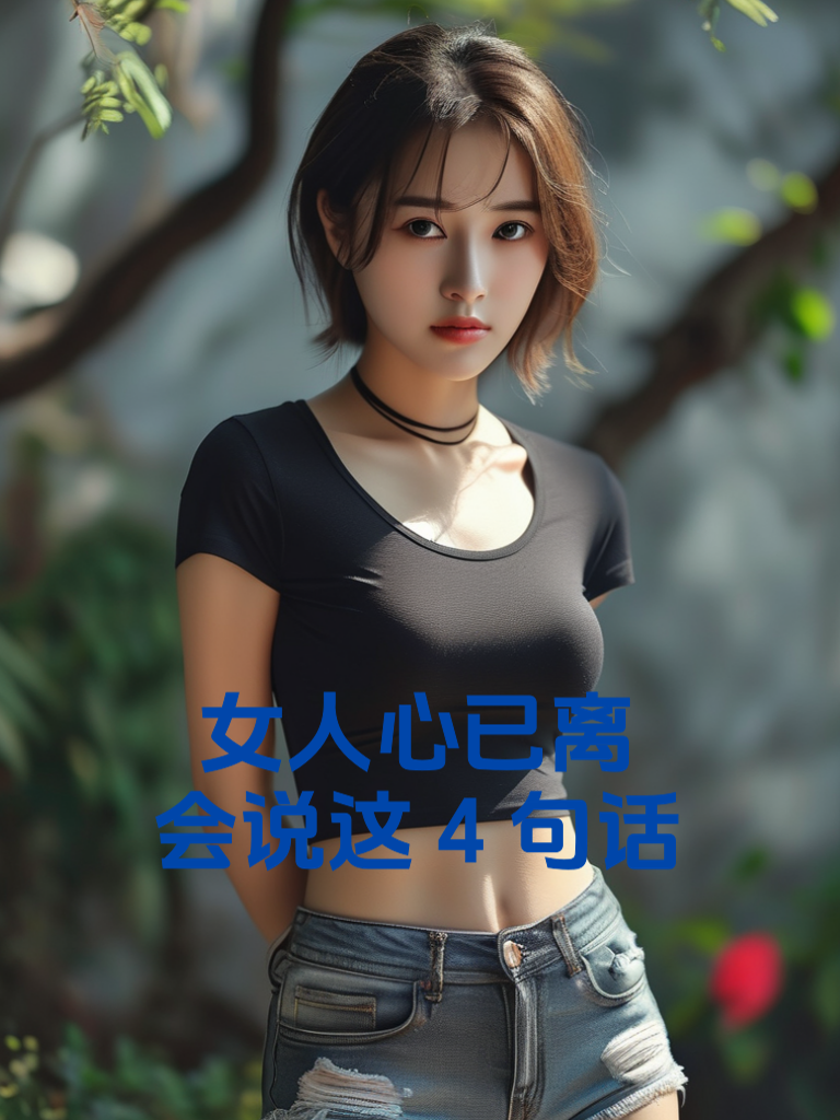 女人心已离，会说这4句话