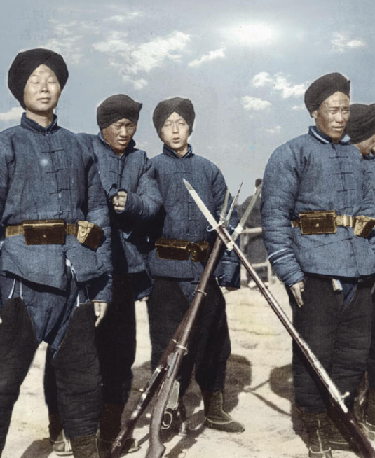 清末淮军为何“布帕包头”？ ​​​
