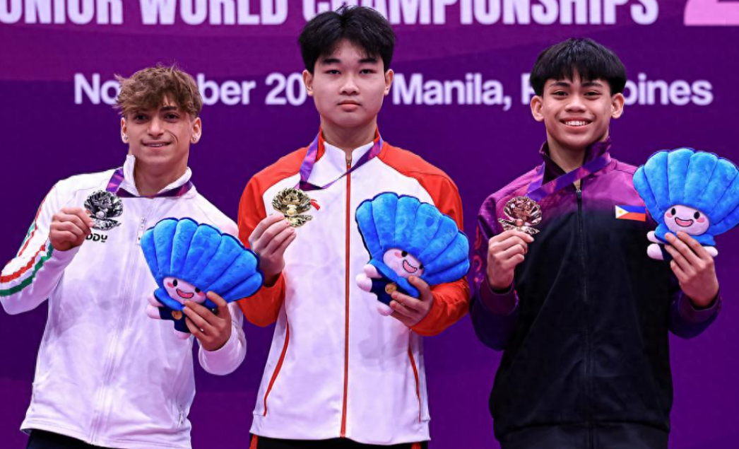 在菲律宾马尼拉举行的第三届世界青年体操锦标赛中，再次传来喜讯，桂林市体操学校培养