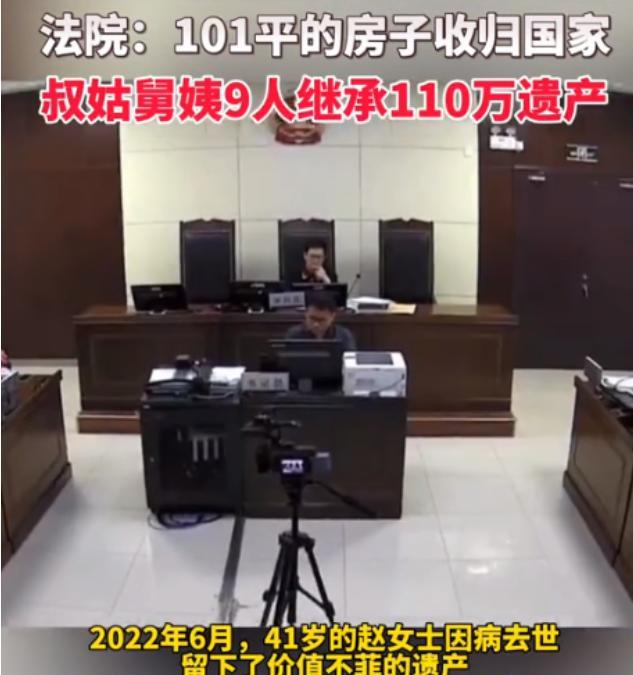 2022年北京昌平，41岁的赵女士因病去世后，留下一套价值400万元的房子和10