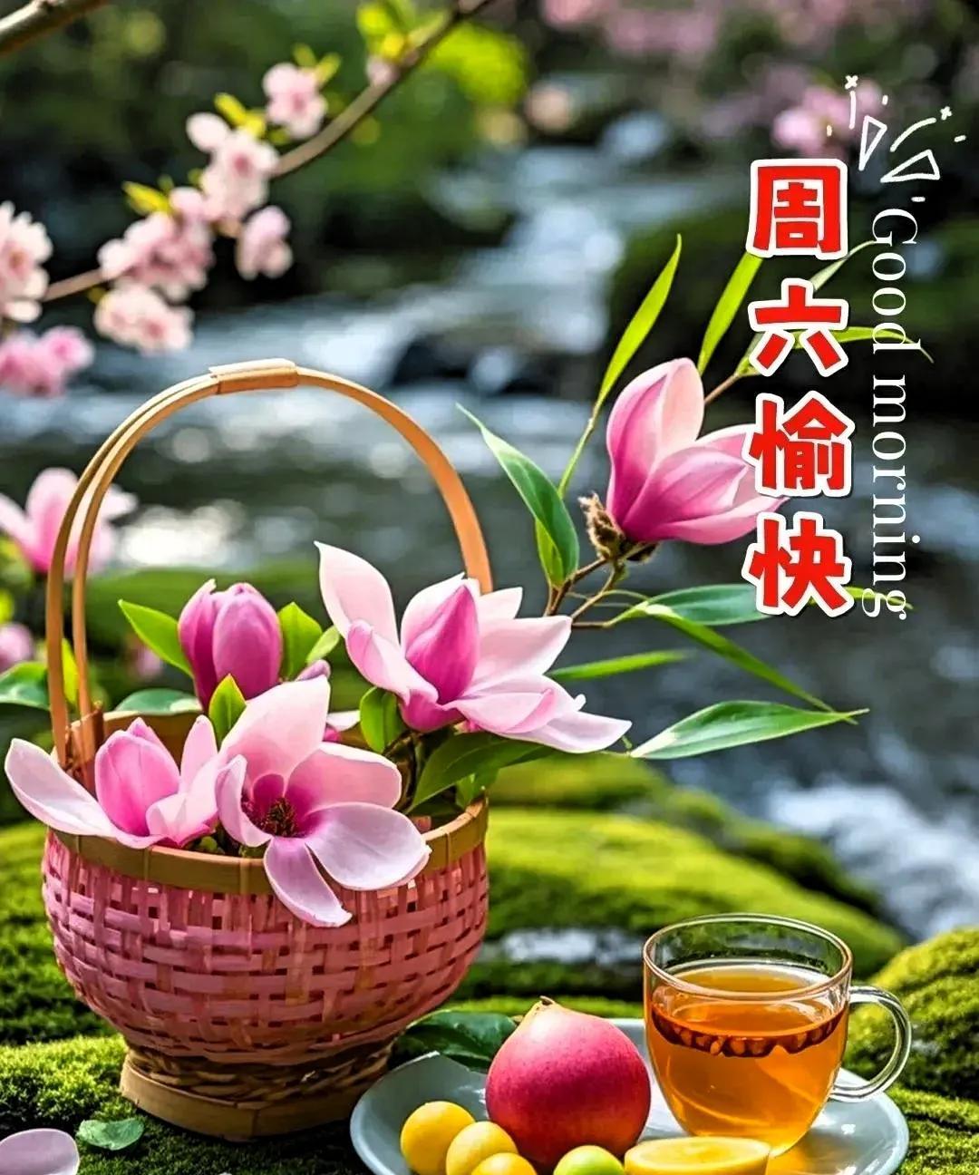晨光破晓梦亦甜，
一声问候若灵泉。
清泉潺潺润心田，
暖意绵绵绕身畔。
朝朝暮暮