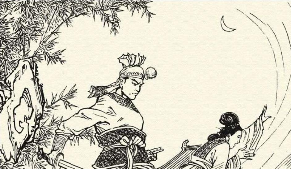 唐朝时，一个县尉放走了一个囚犯，多年以后，二人再次在他乡相遇，囚犯请恩人到家里相