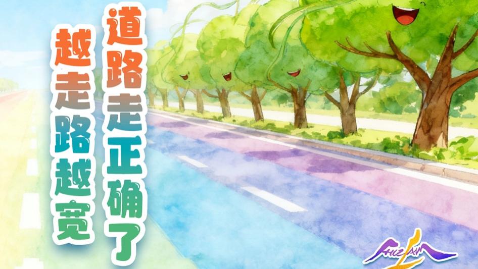 【图文并茂】道路走正确了，越走路越宽