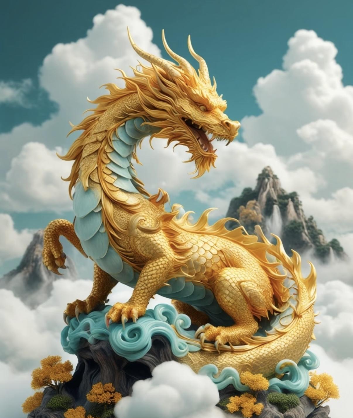【属相龙：】
昨年风急！今年浪险！
龙困浅滩时，多少暗礁藏脚边
今日惊雷裂云过—
