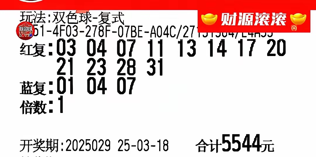 双色球25029期万元复式票和单注倍投票喜迎大奖