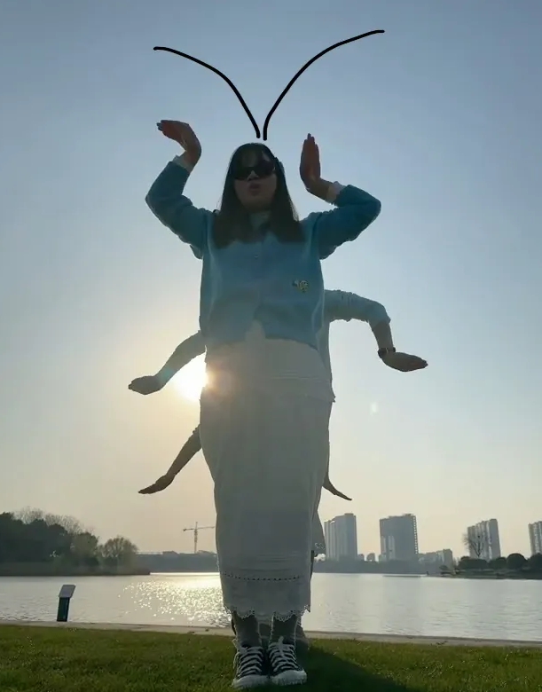 本来想拍千手观音的…