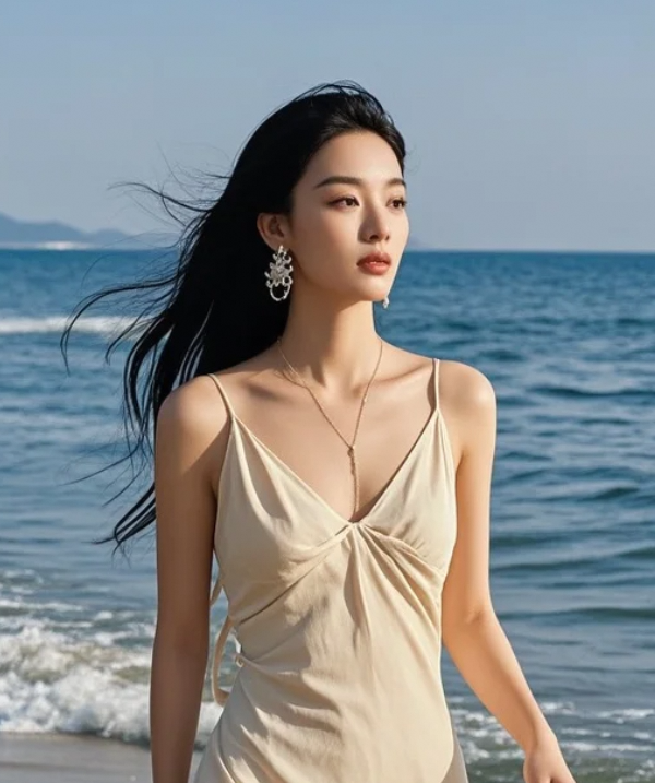 风起时，她静静感受自由