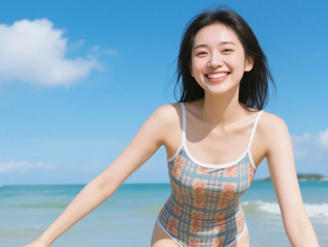 蓝天泳装私语：发现不一样的我