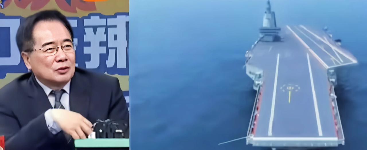 蔡正元、郭正亮和栗正杰最近在节目上讨论大陆第三艘航母福建舰会不会在7月24日服役