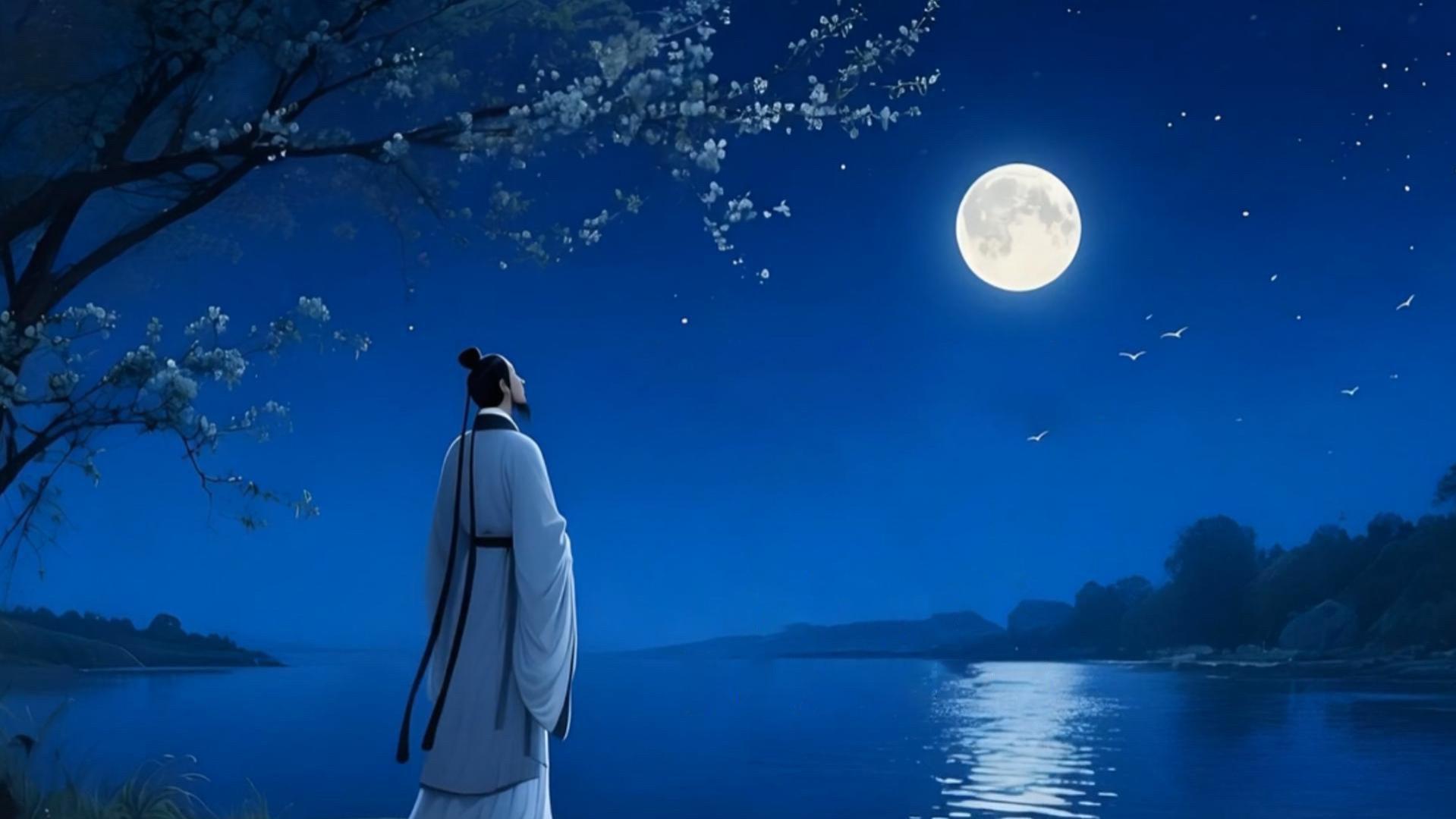 江月何年初照人