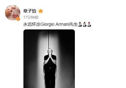 章子怡和老先生有深厚情谊，2006年和阿玛尼合作的每个造型都好经典！老先生一路走