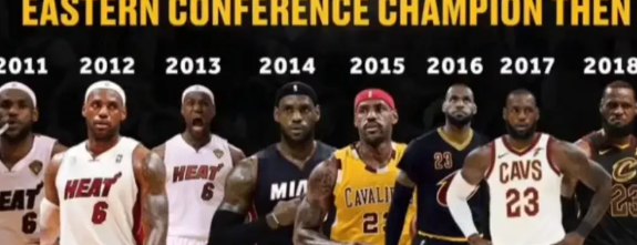 美媒Hoops：连续8年闯入总决赛这样的壮举将永远不会再次发生。

的确，连续8