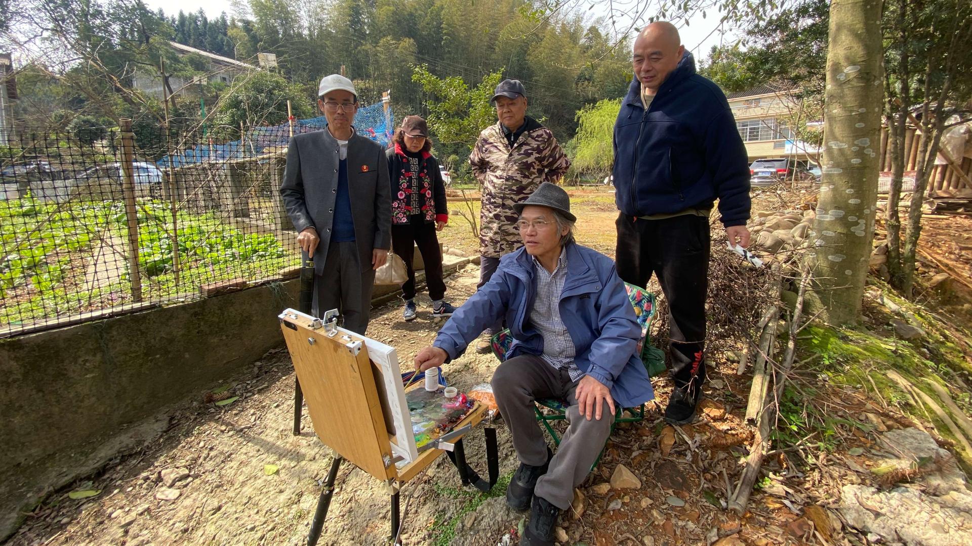 浓墨重彩绘沙坪——长沙常德怀化三地画家桃源沙坪采风行