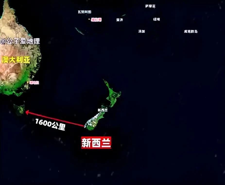 新西兰：孤独的发达国家，周围1600公里全是海洋！
新西兰远古时期，也是个大陆，