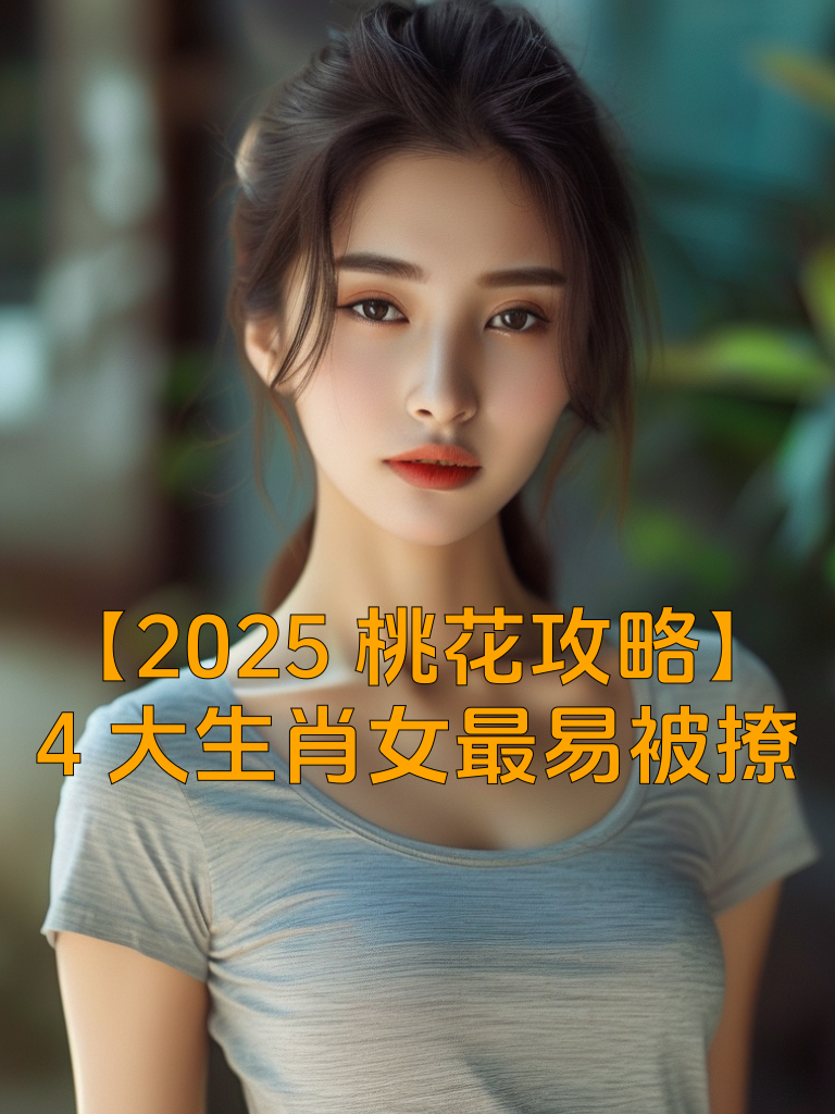 【2025桃花攻略】4大生肖女最易被撩