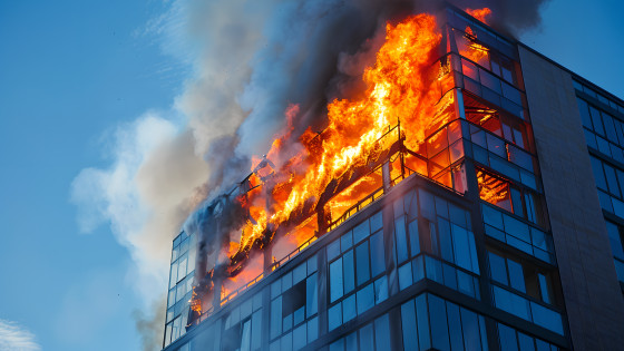 高层建筑失火时，向上跑还是向下跑？