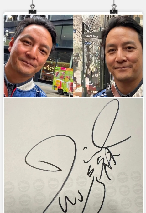 我的男神吴彦祖也老了，发际线也高了。虽然他老了，但还是帅的男人。面容和善的阿祖一