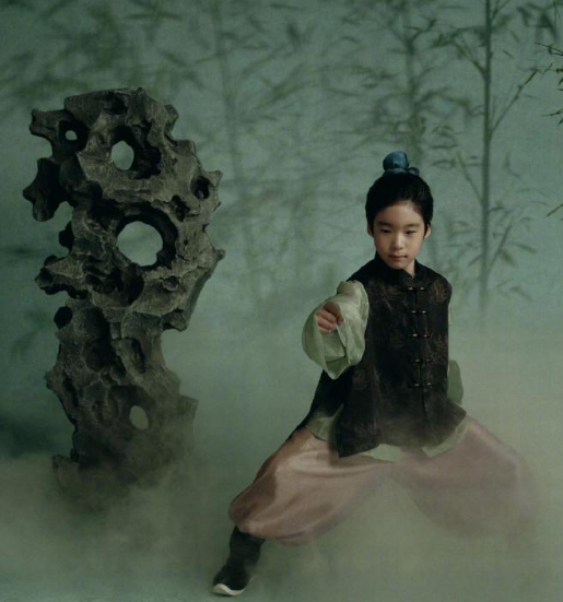 出生在武术世家的孩子必须会武术。
这就是吴京两个儿子的责任和义务。
为了保持世家