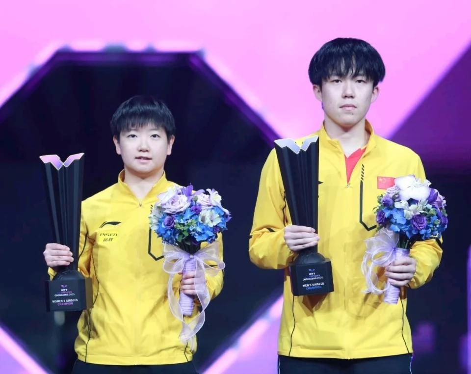 国乒“莎头”组合不再世界第一，林诗栋/蒯曼成功登顶
