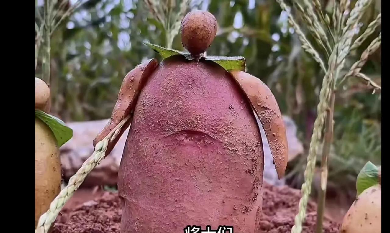 别人撒豆成兵，你却点豆成兵。
不过此豆非彼豆，如果在大秦时代真的有土豆，那秦始皇