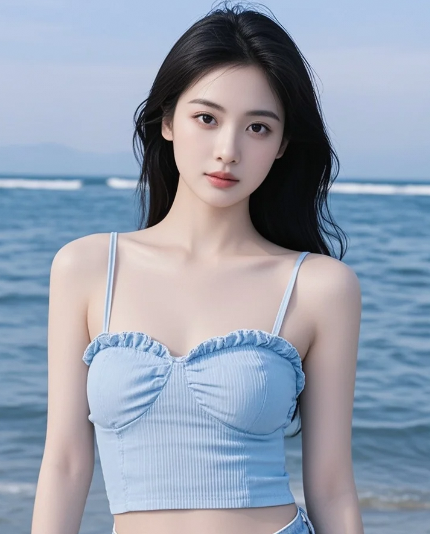 她的身材和气质，是我心中的白月光
