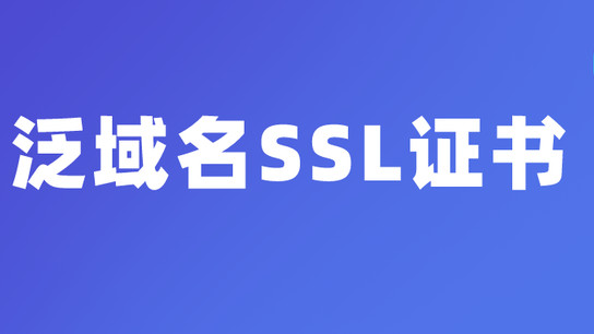 泛域名SSL证书到期怎么续期？