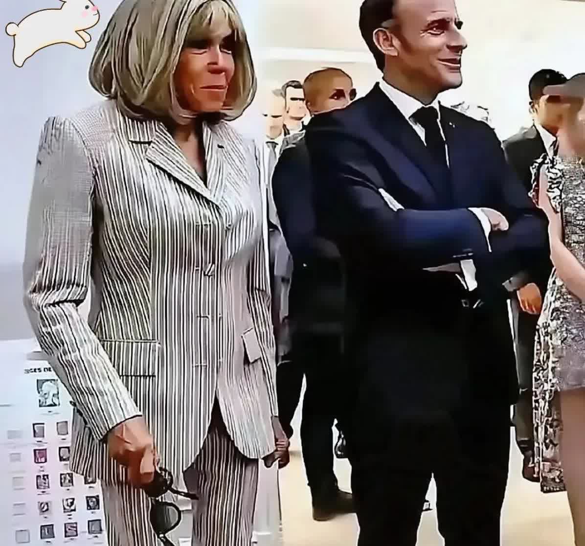 我问老公，马克龙icon的妻子都72岁了，他为啥不找个22岁年轻漂亮的姑娘呢？老