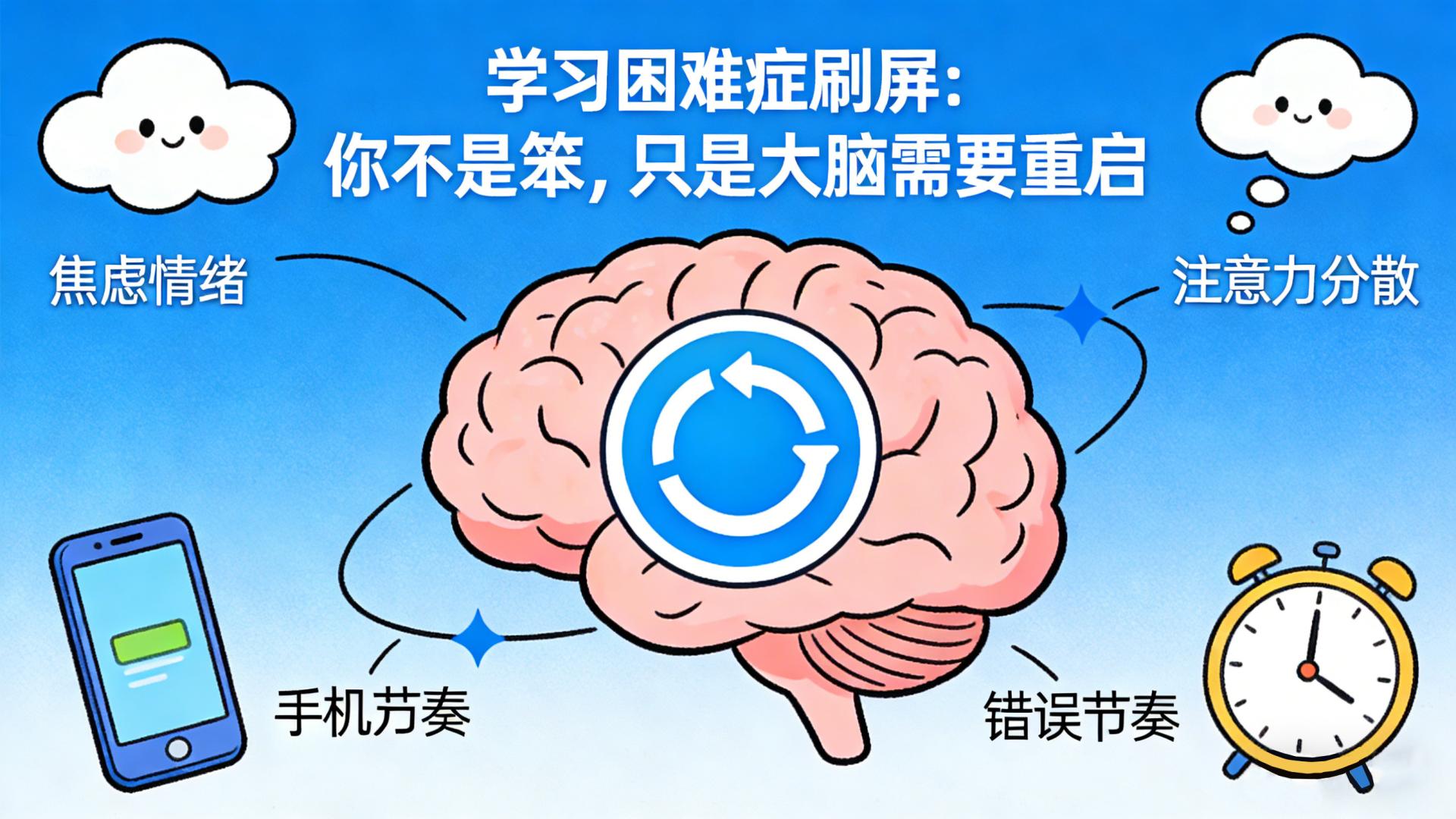 “学习困难症”刷屏：你不是笨，只是大脑需要重启