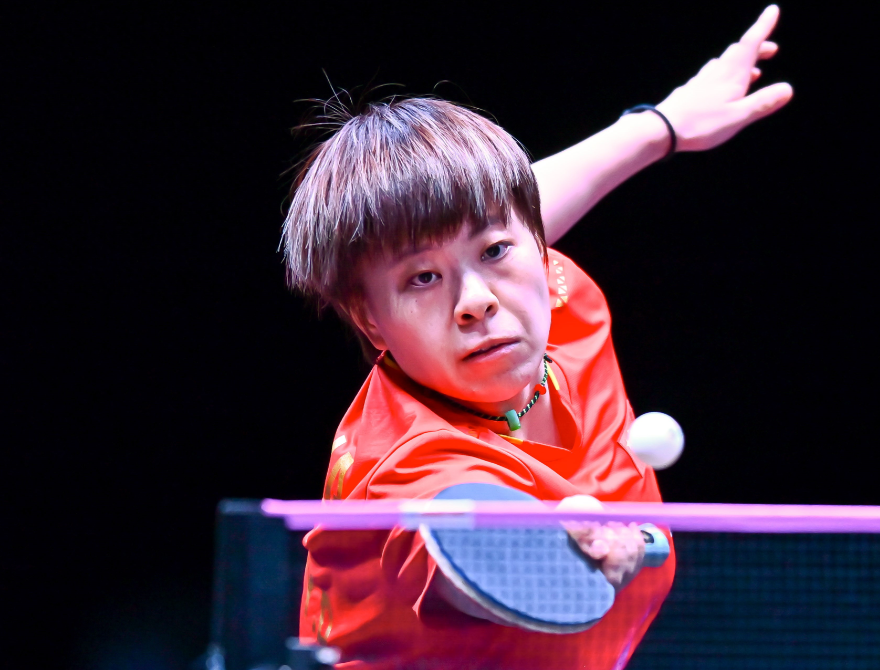 在卡塔尔多哈进行的2026年世界乒乓球职业大联盟（WTT）多哈冠军赛女子单打1/