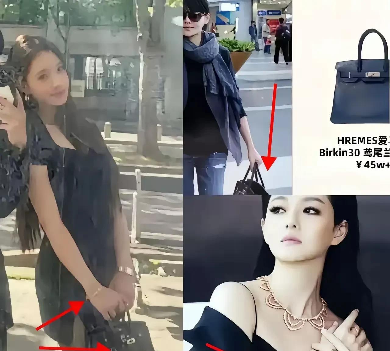 网友扒出了小S女儿拿的包包、戴的珠宝首饰，全是大S的！
其实大s毕竟是小s的姐姐