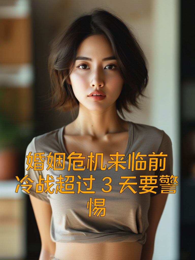 婚姻危机来临前，冷战超过3天要警惕