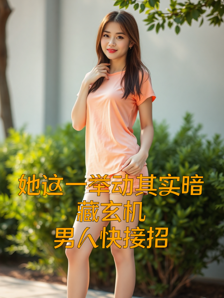 她这一举动其实暗藏玄机，男人快接招