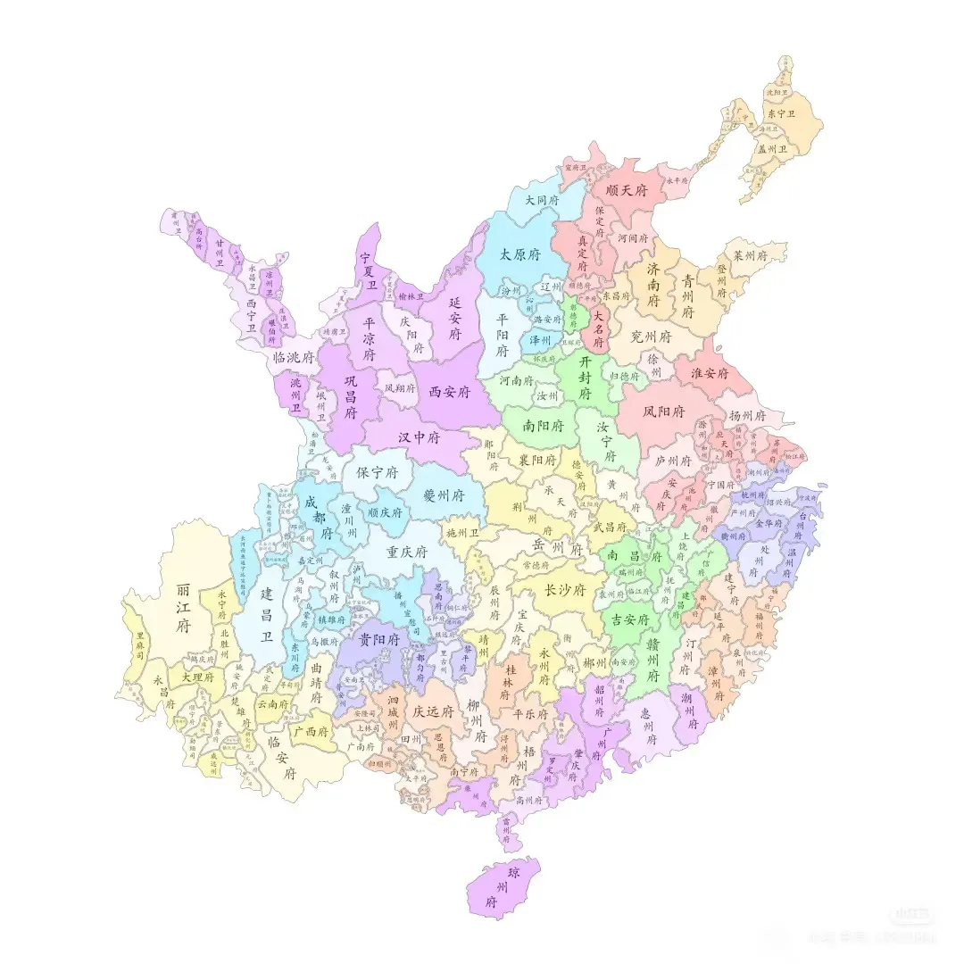 明代州府图繁杂难辨，真能精准反映当时行政区划全貌吗？